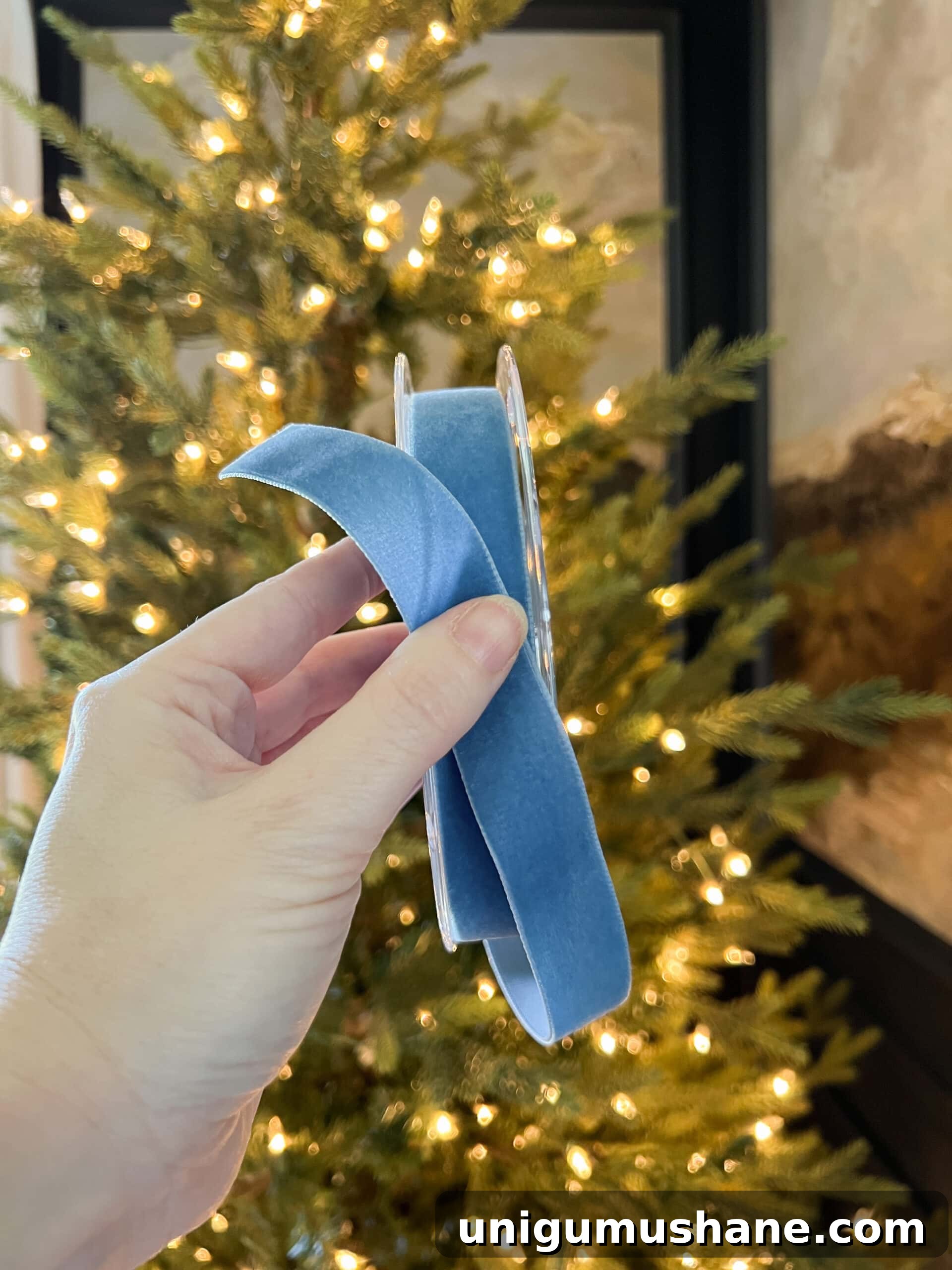How to Add Ribbon Decorations to Your Christmas Tree 15 non-wired 7/8" ribbon to put on a tree