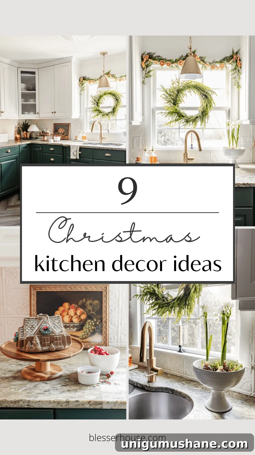 9 Quick Ways to Decorate Your Kitchen for Christmas 2 christmas kitchen decor ideas