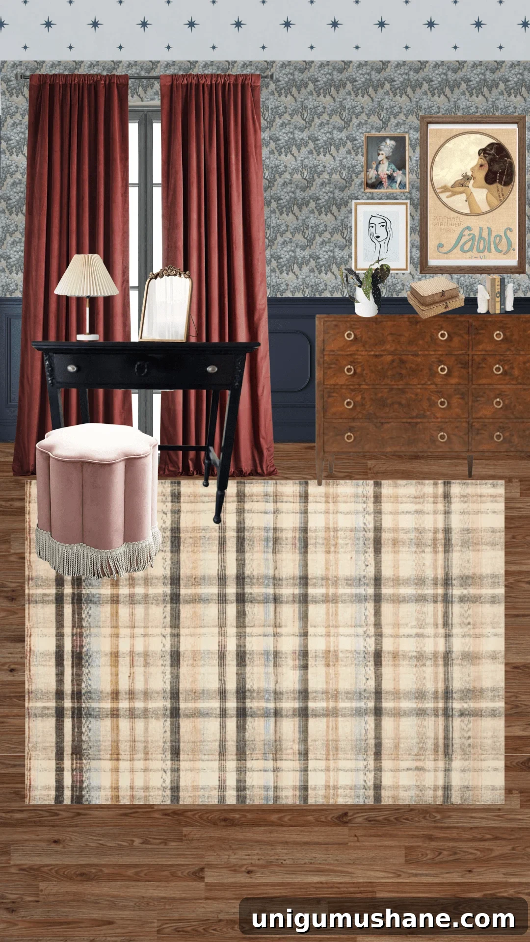 Cottage Teen Bedroom Plans and Curtain Color Combinations 8 img 48149 7