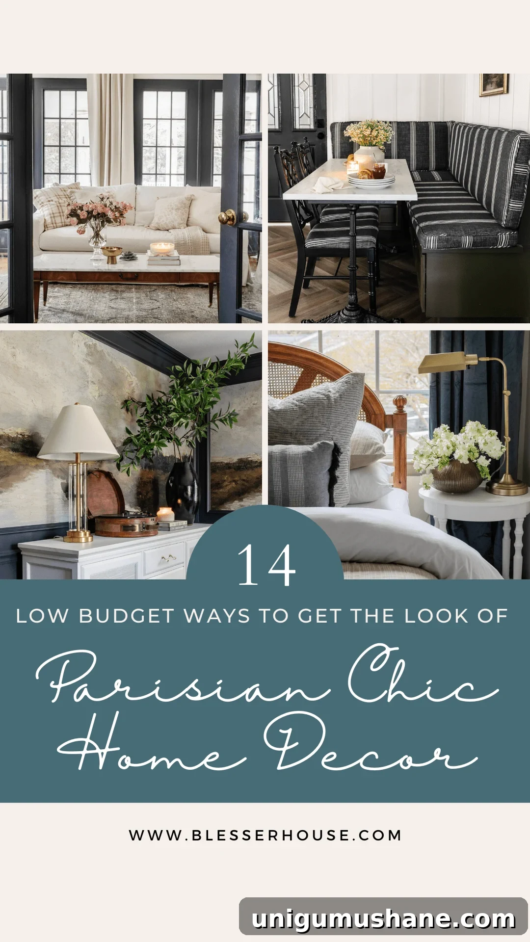 Parisian Chic Home Decor on a Budget 2 parisian chic home decor