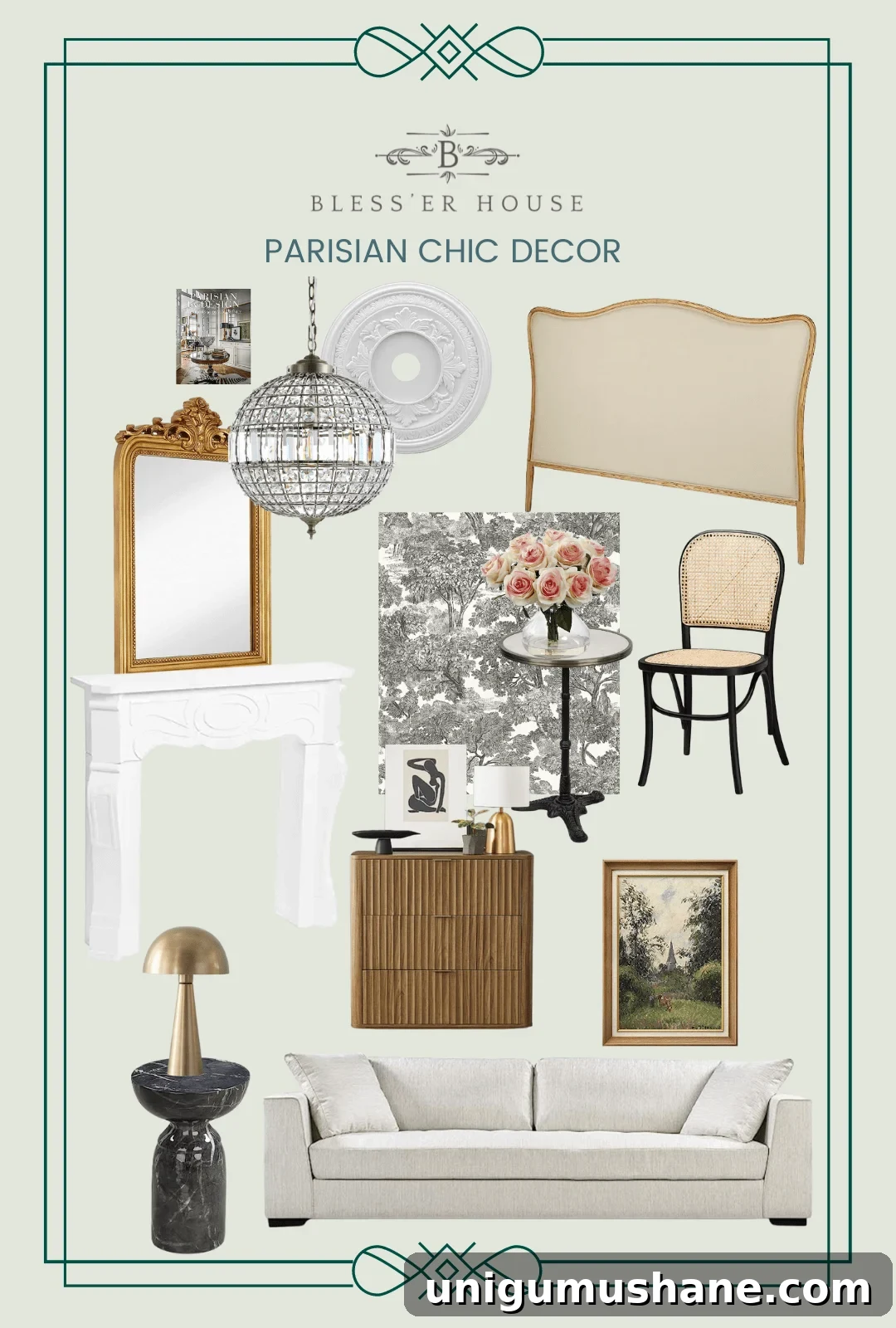 Parisian Chic Home Decor on a Budget 19 Parisian home decor from Amazon