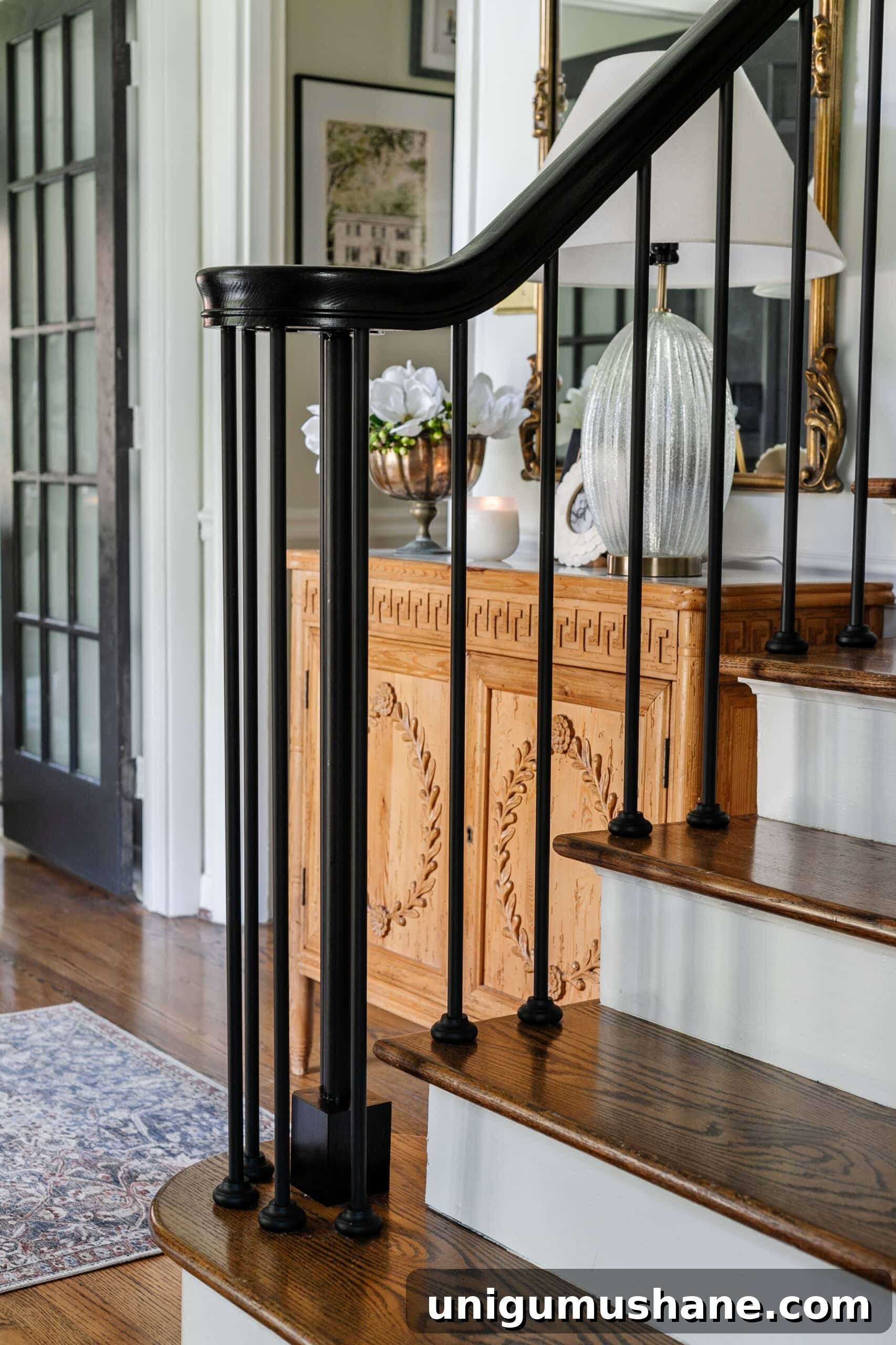 Replace Stair Spindles: DIY Staircase Makeover Guide 23 newly replaced stair balusters in railing