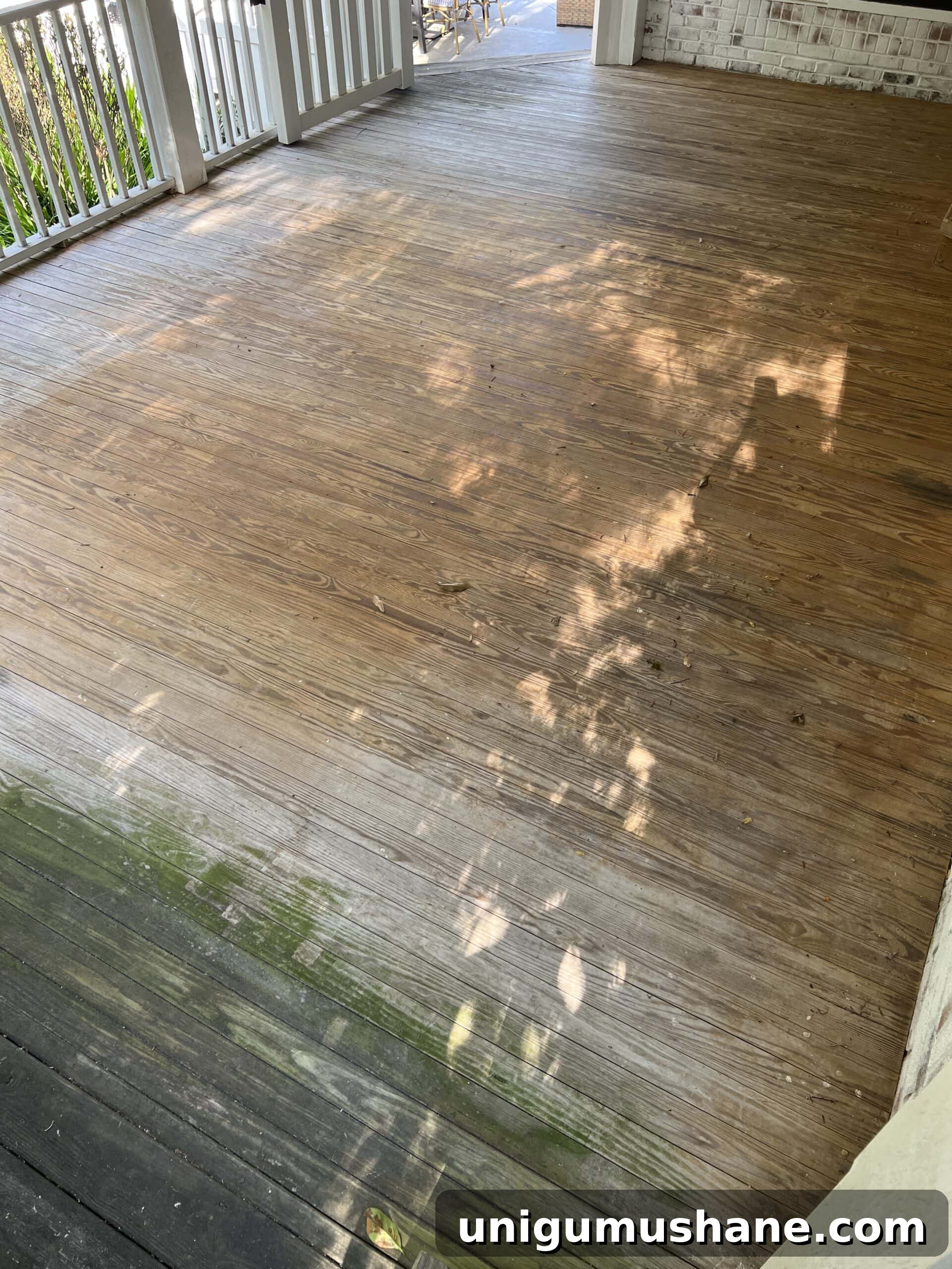 How to Get a Neutral Driftwood Look with Deck Stain 13 deck before refinishing wood