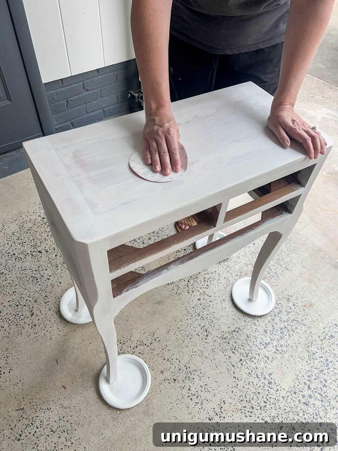 DIY Painted Nightstands: Pro Tip for Using Gloss Paint 7 sanding primer before painting for a smooth finish