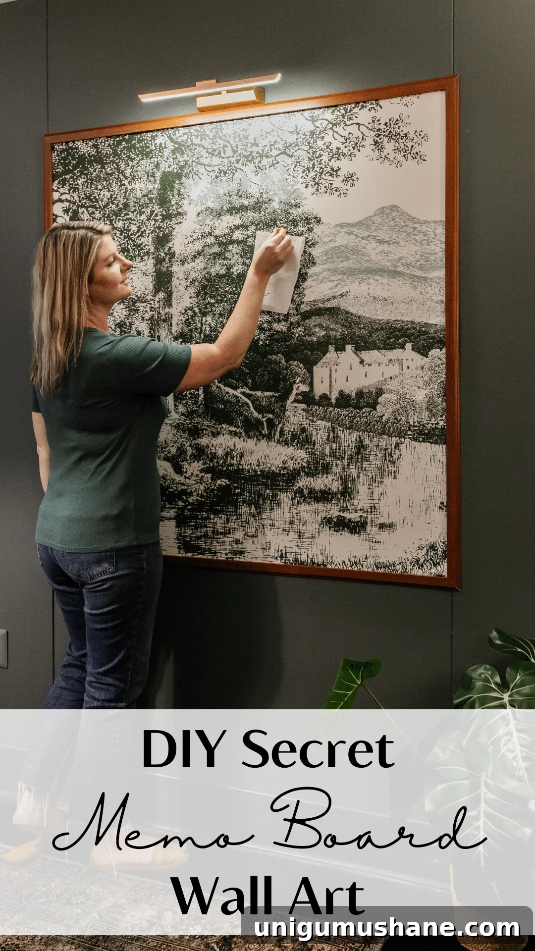 DIY Large Wall Art Magnetic Memo Board