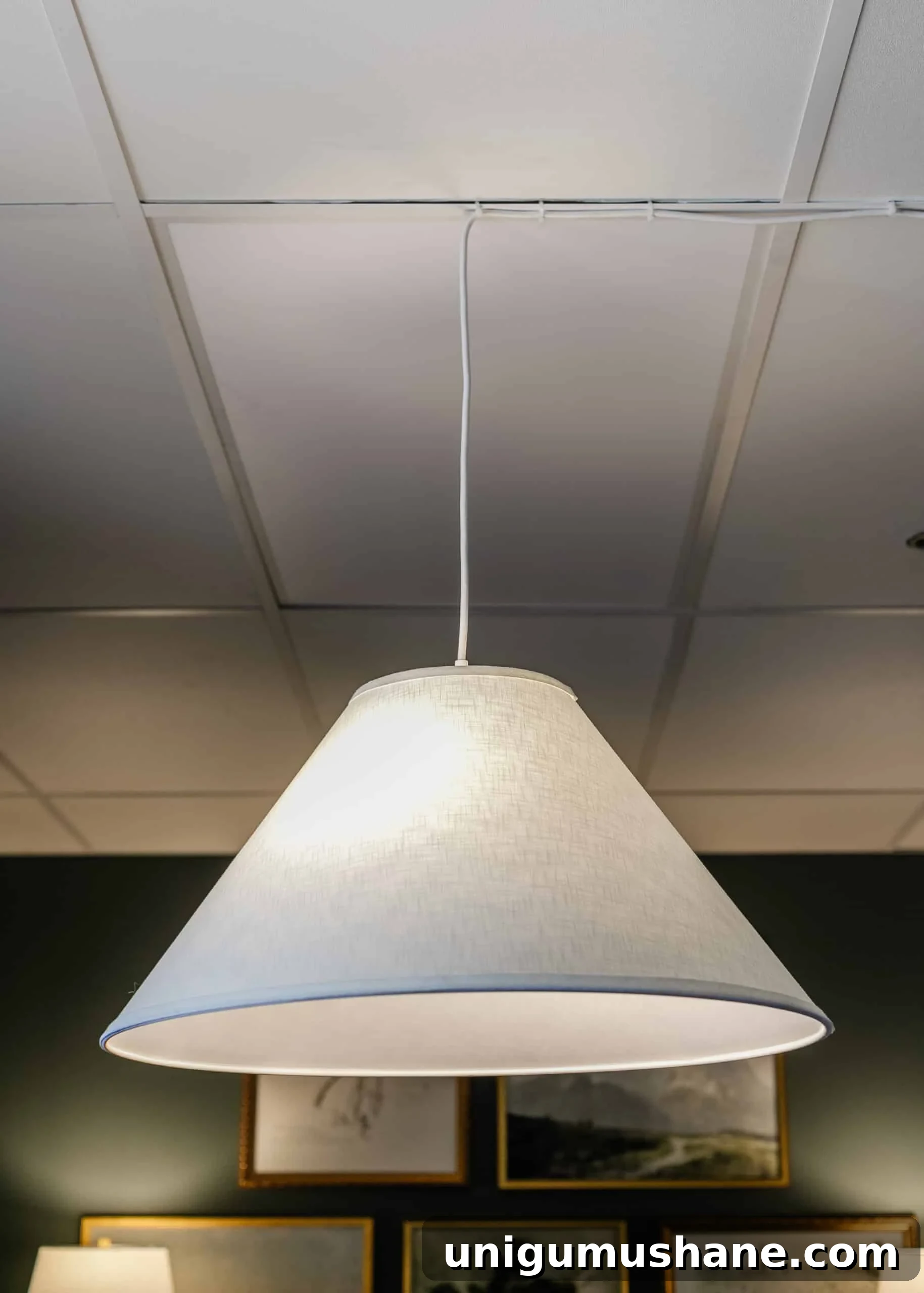 conference room lighting with cozy lamps instead of fluorescent bulbs