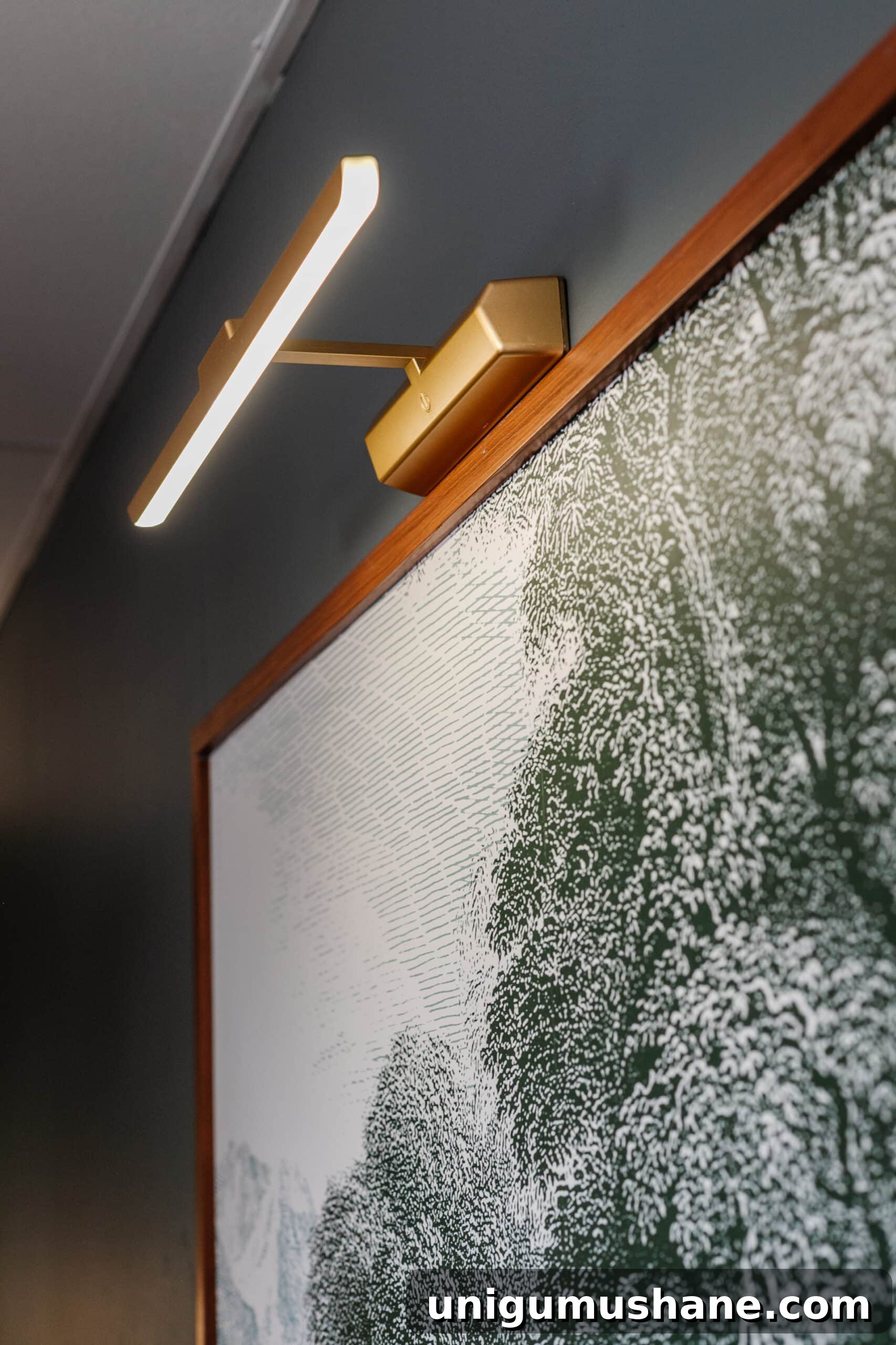 framed art turned into a memo board