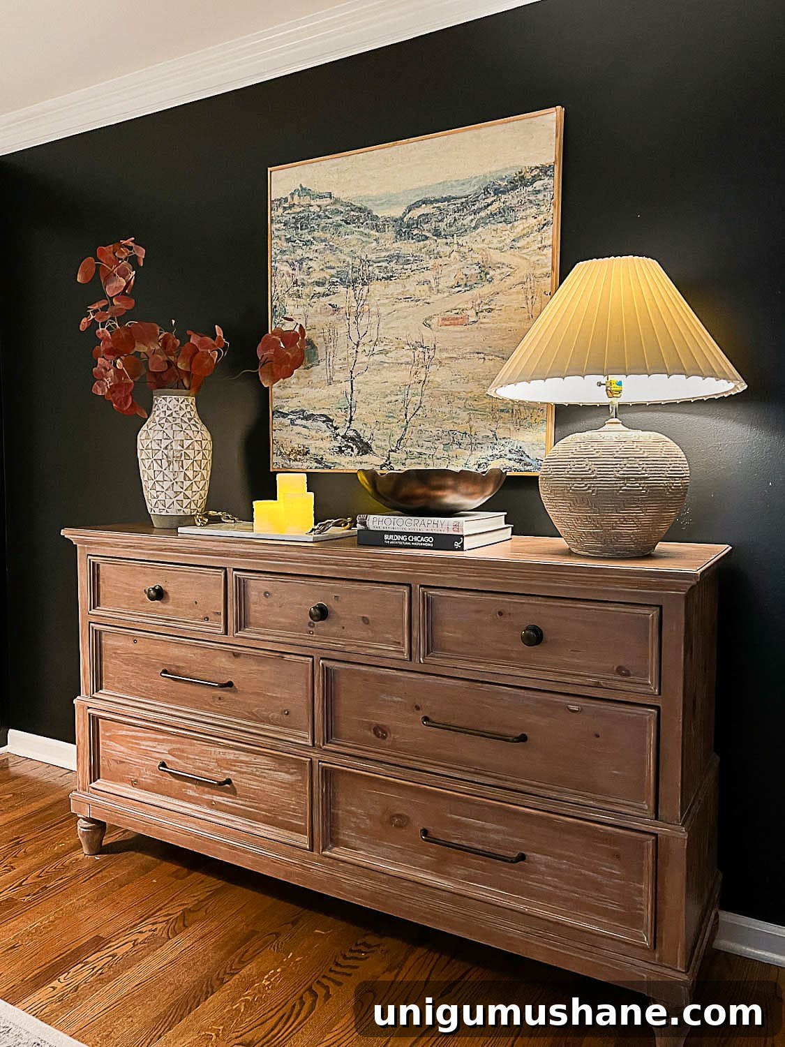 Avoid These Picture Frame Hanging Mistakes 14 DIY art hung above a dresser