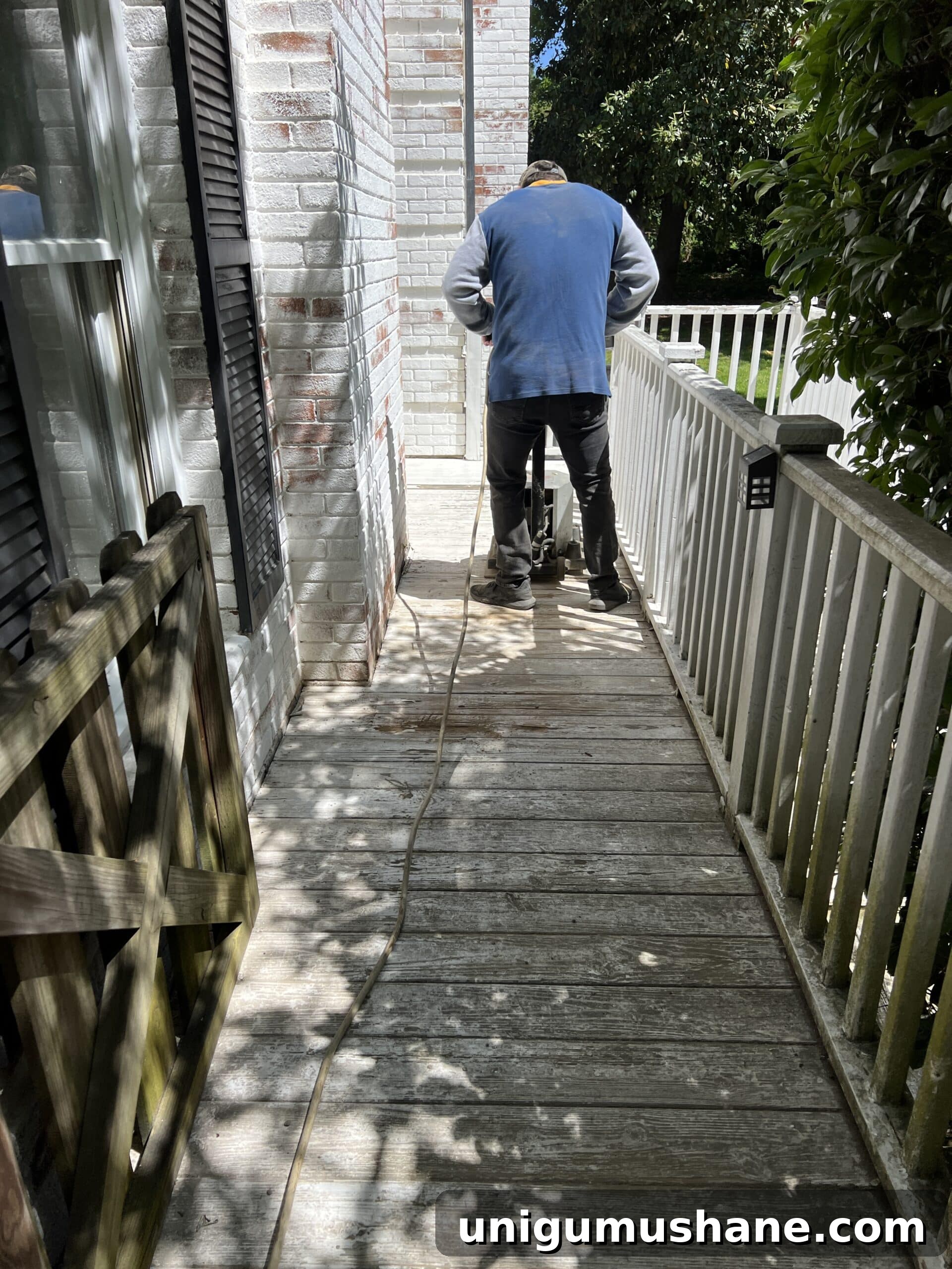 6 Small Side Porch Makeovers with Before and After Photos 6 sanding deck paint