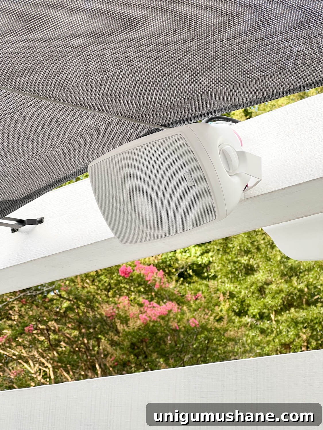 Swim Party Checklist: Backyard Tips for a Splashing Bash 14 outdoor speakers on a pergola