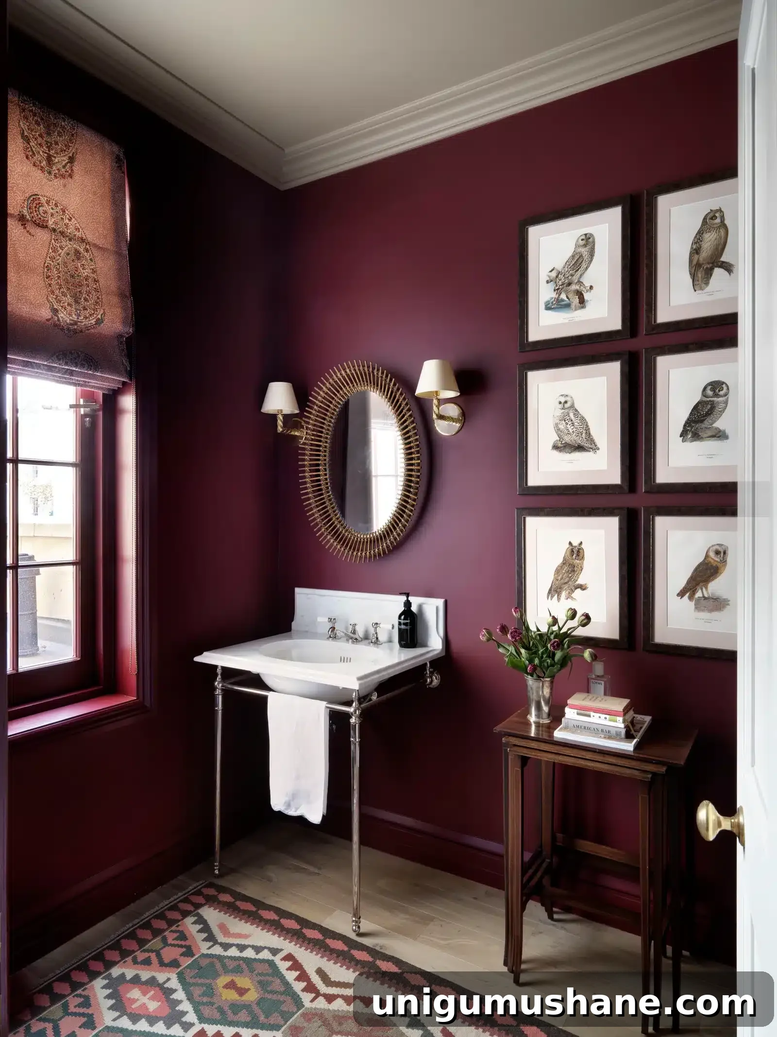 12 Burgundy Paint Colors Designers Recommend 18 paint and paper library grenache de rosee sa simon brown architectural digest burgundy powder room