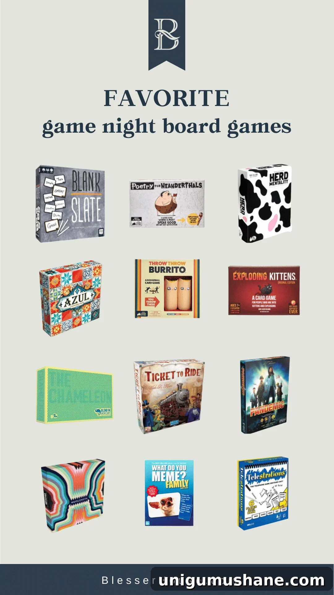 14 Board Games for Family Game Night 3 best game night board games for families and groups