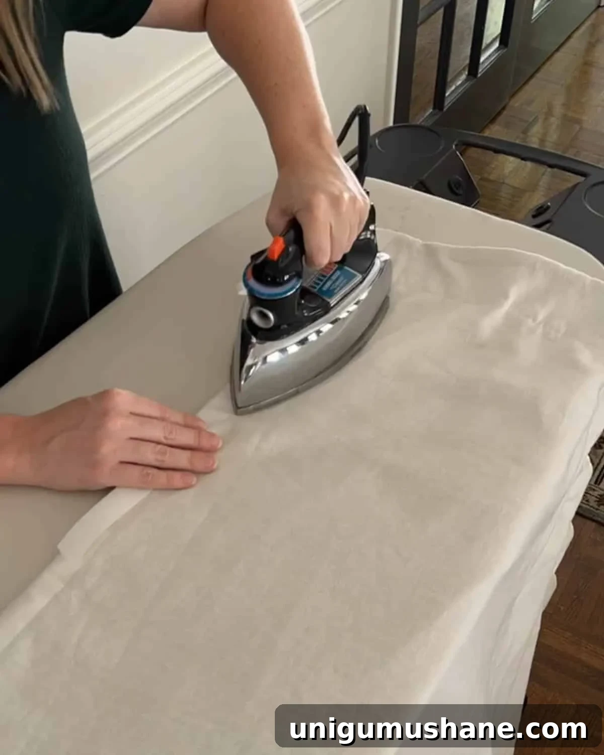 How to Make No-Sew Curtains with Trim 13 ironing on hemming tape for no sew curtains
