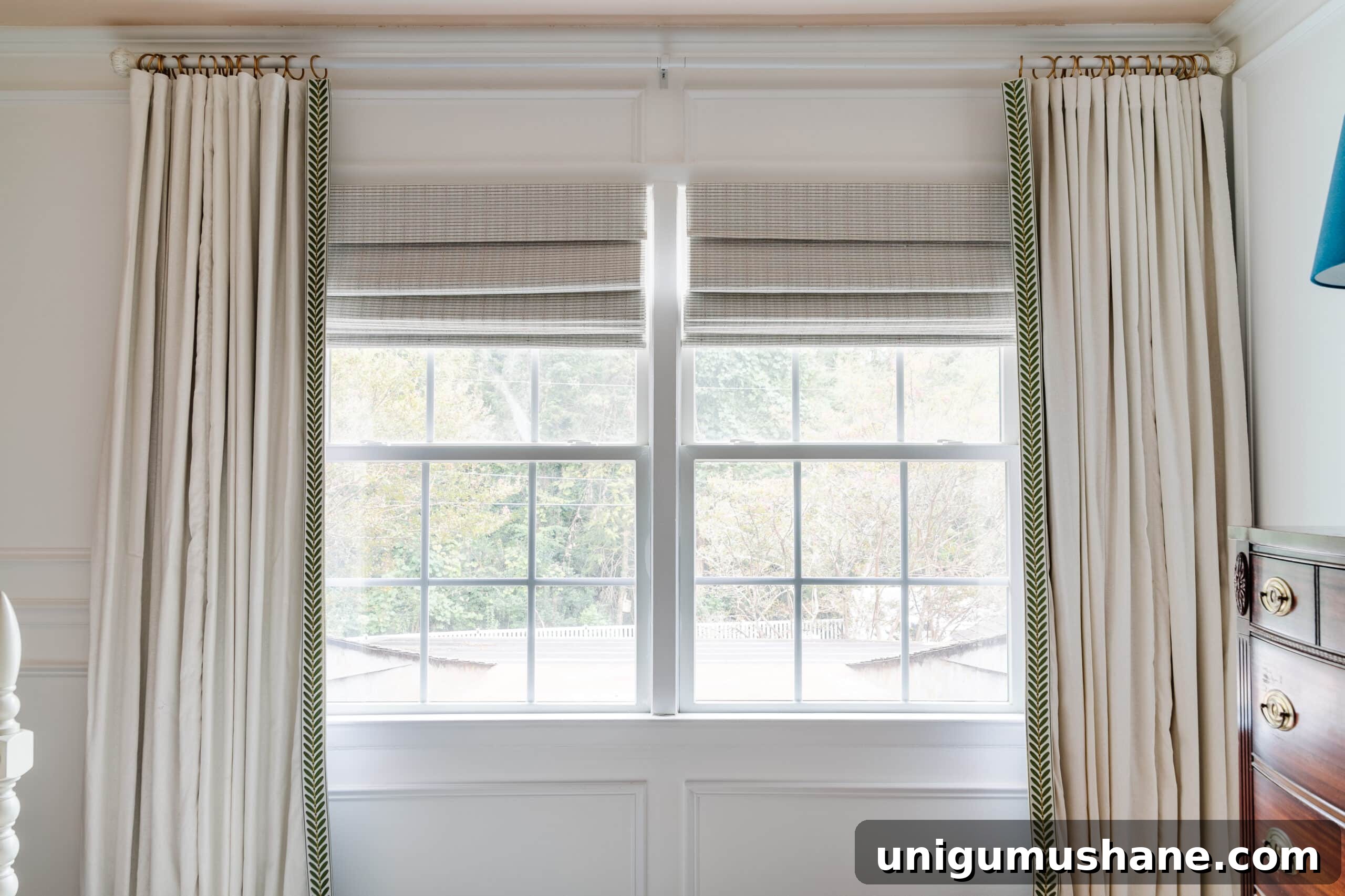 How to Make No-Sew Curtains with Trim 19 DIY no sew curtains with trim