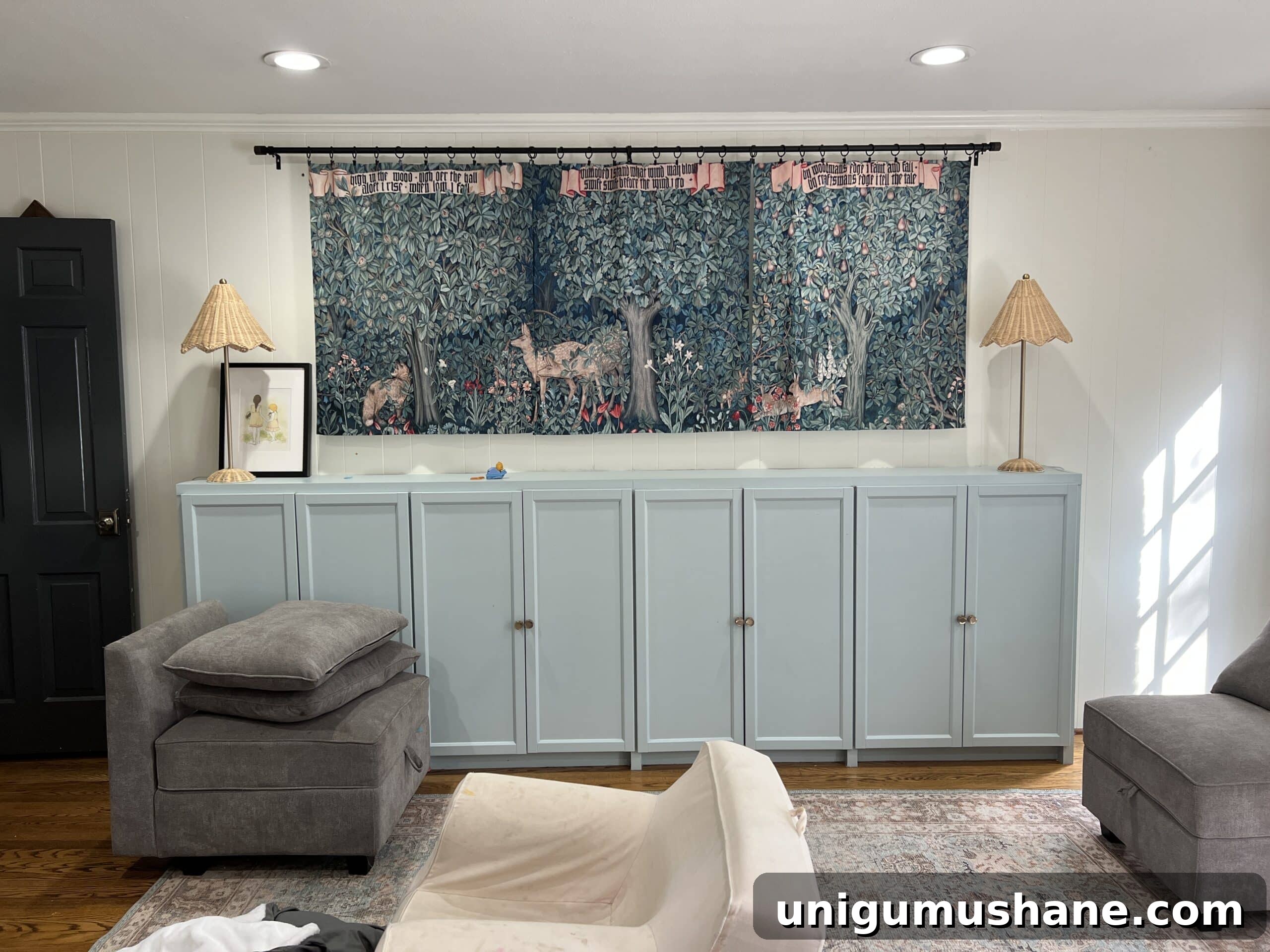 Media Room Storage Ideas for Your Next Makeover 3 media room before