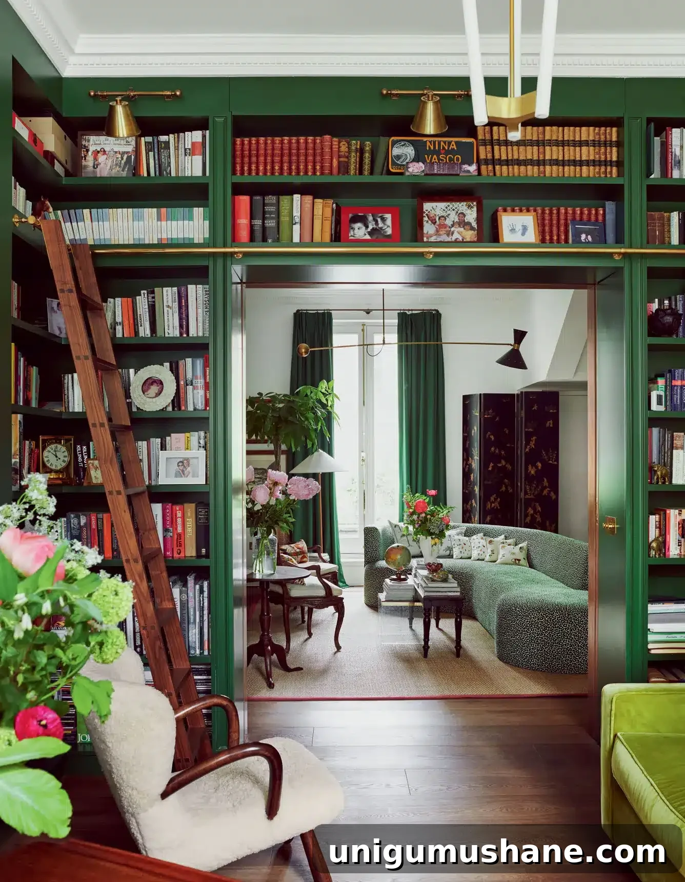 Media Room Storage Ideas for Your Next Makeover 8 built in bookcases surrounding a doorway