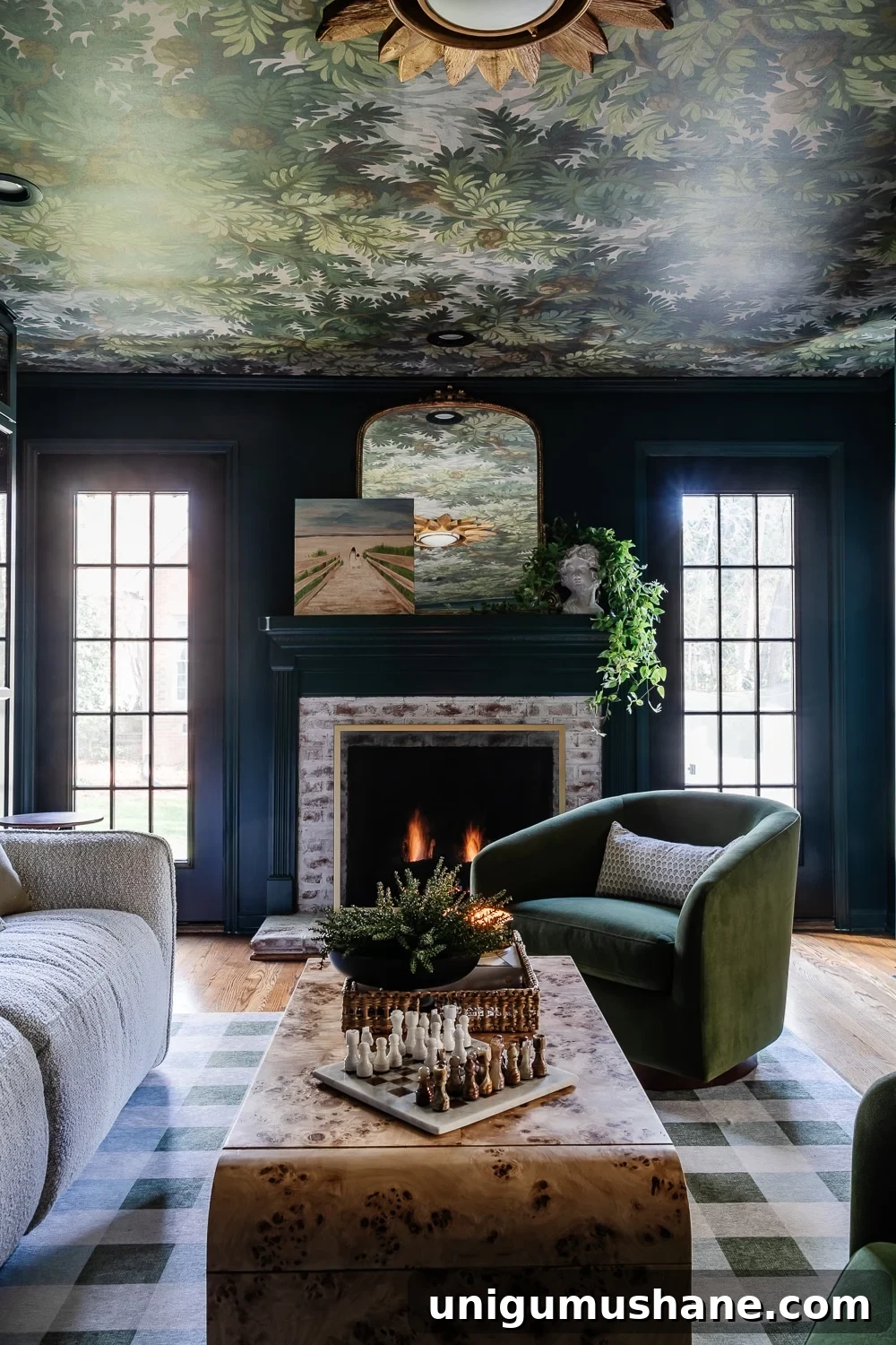 DIY Home Media Room Makeover Ideas on a Budget 12 modern traditional media room fireplace with limewashed brick