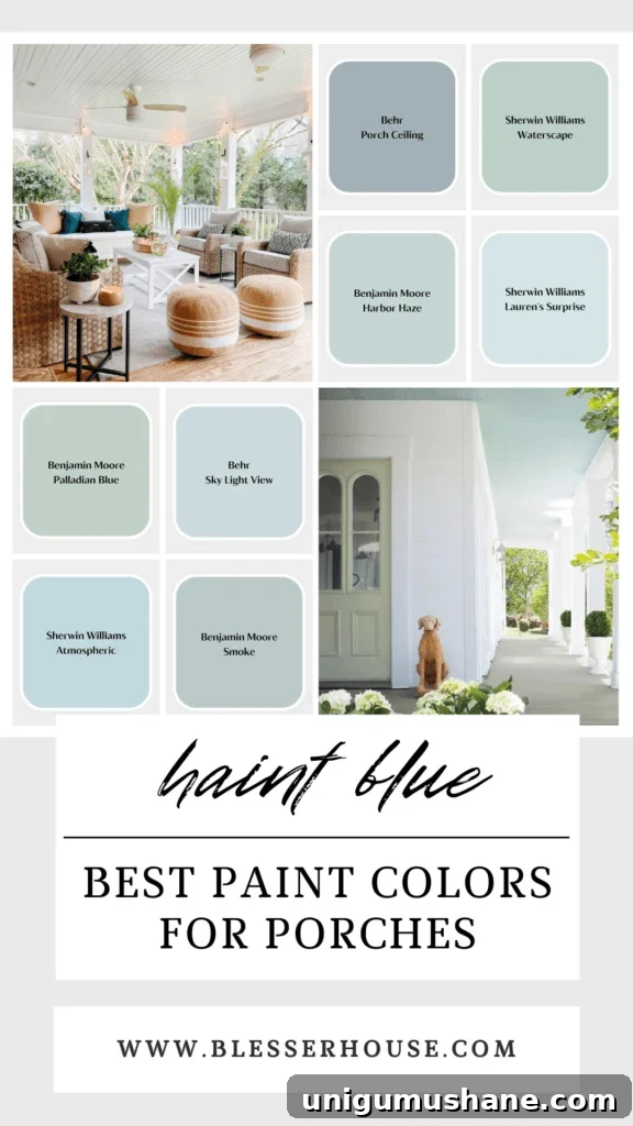 haint blue paint colors