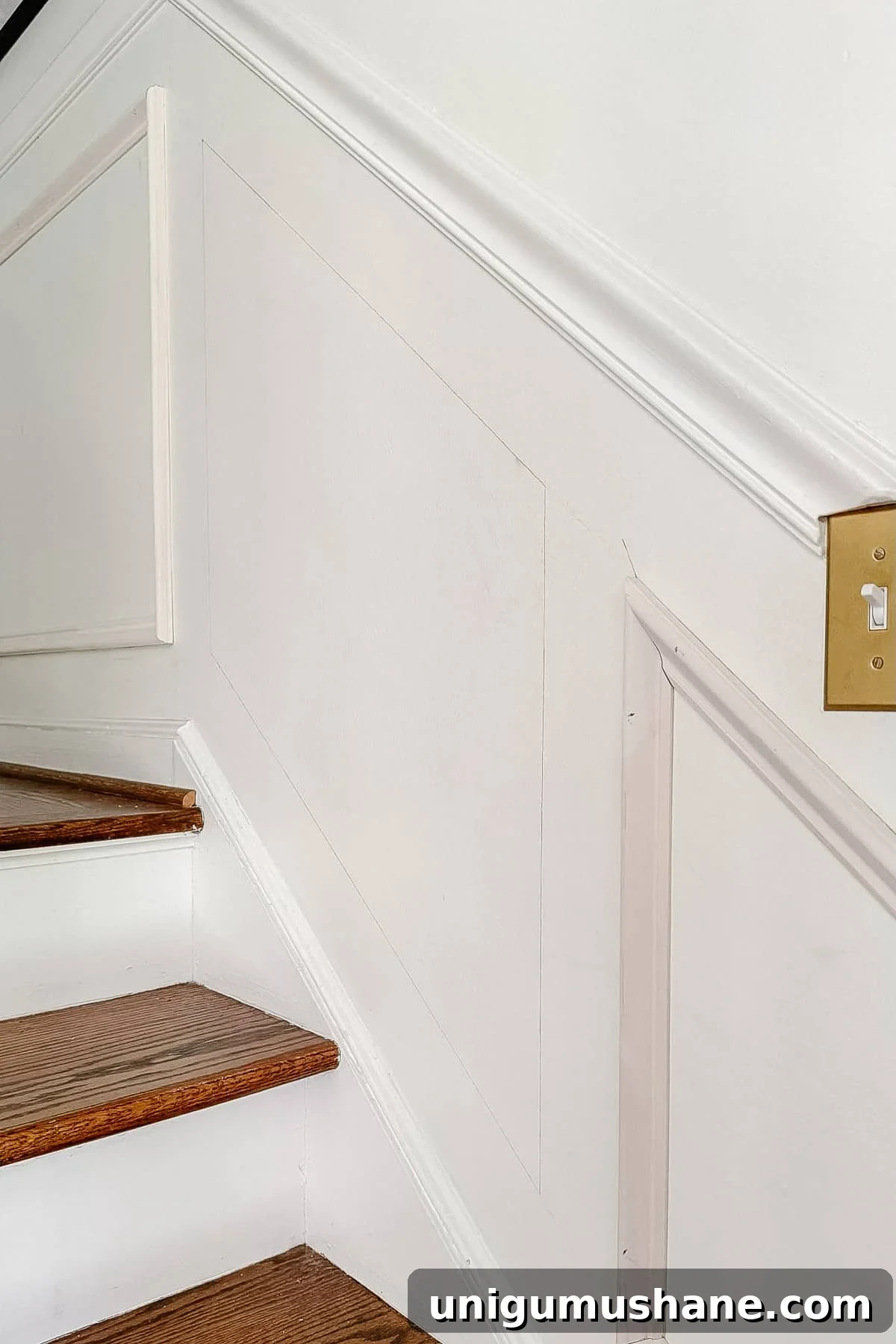 pencil markings on stairs for molding