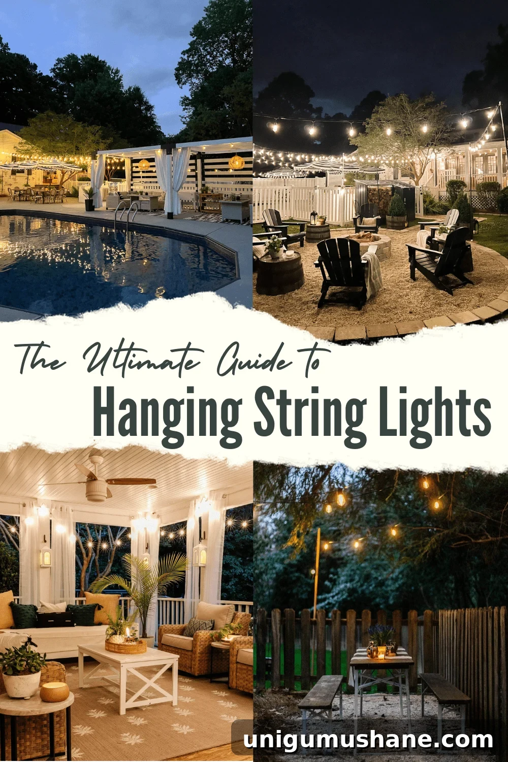 Amazon Patio Furniture and Outdoor Decor: Affordable Luxury 10 how to hang outdoor string lights
