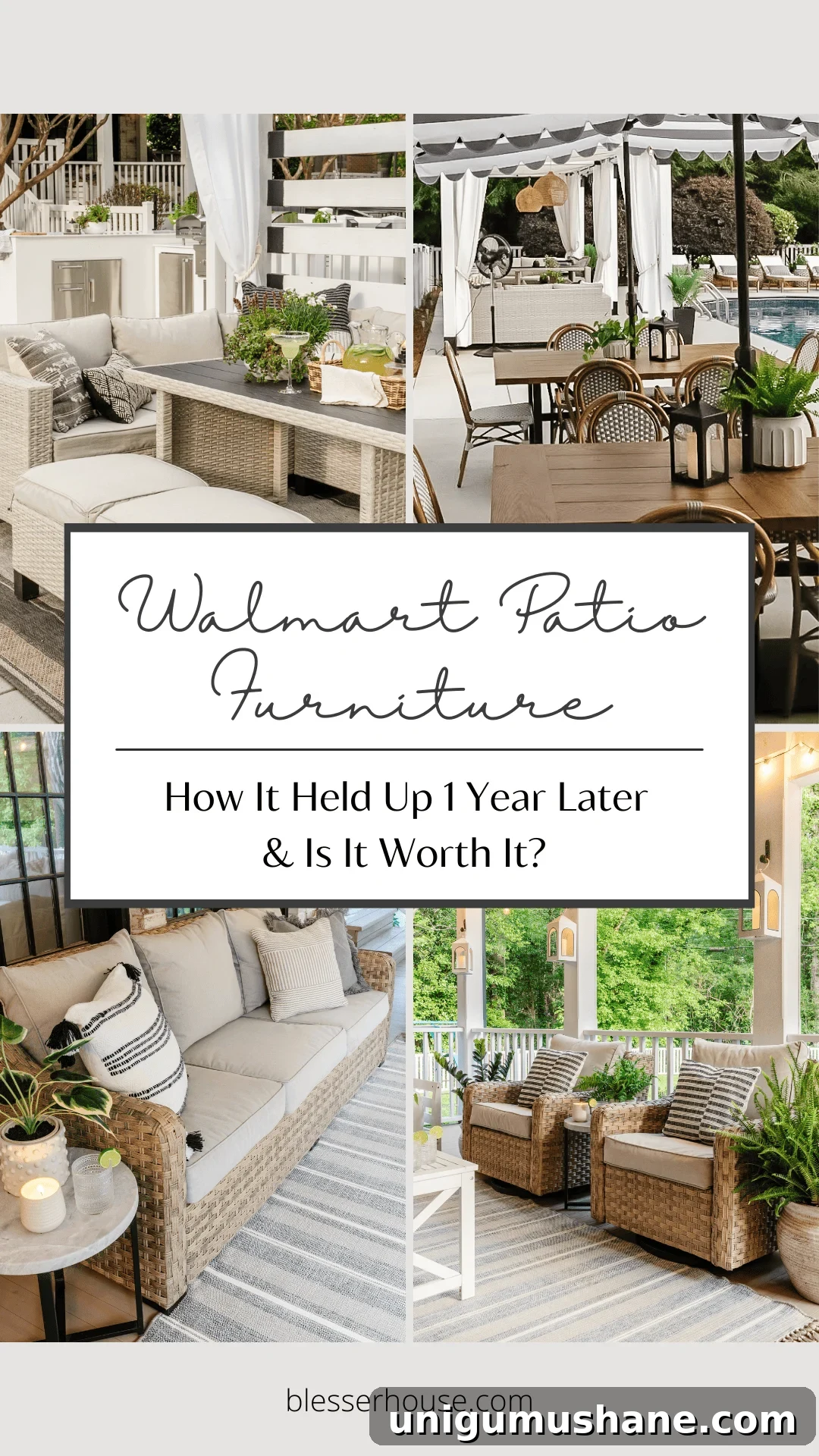 Amazon Patio Furniture and Outdoor Decor: Affordable Luxury 11 walmart patio furniture product review 1 year later