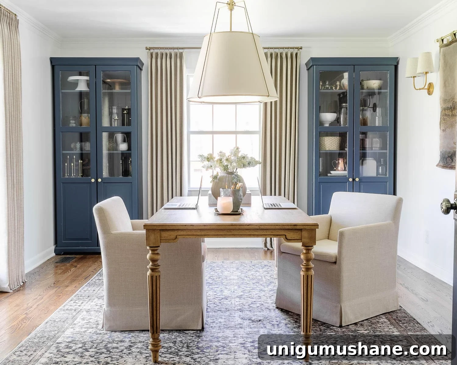 Home Office Layouts That Boost Productivity 2 home office for 2 with work table