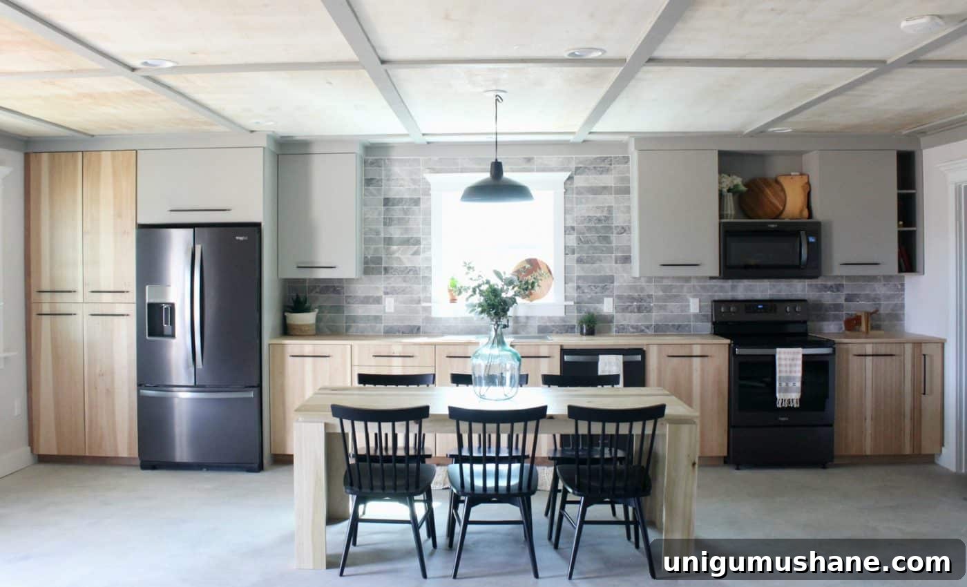 8 Genius Ways to Cover Popcorn Ceilings Without Removing Them 9 plywood covering a ceiling