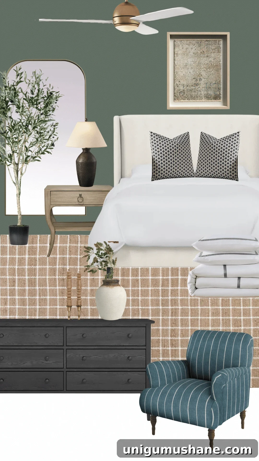 Mood Board Ideas to Add Personality to Plain Rooms 3 guest bedroom decor ideas mood board