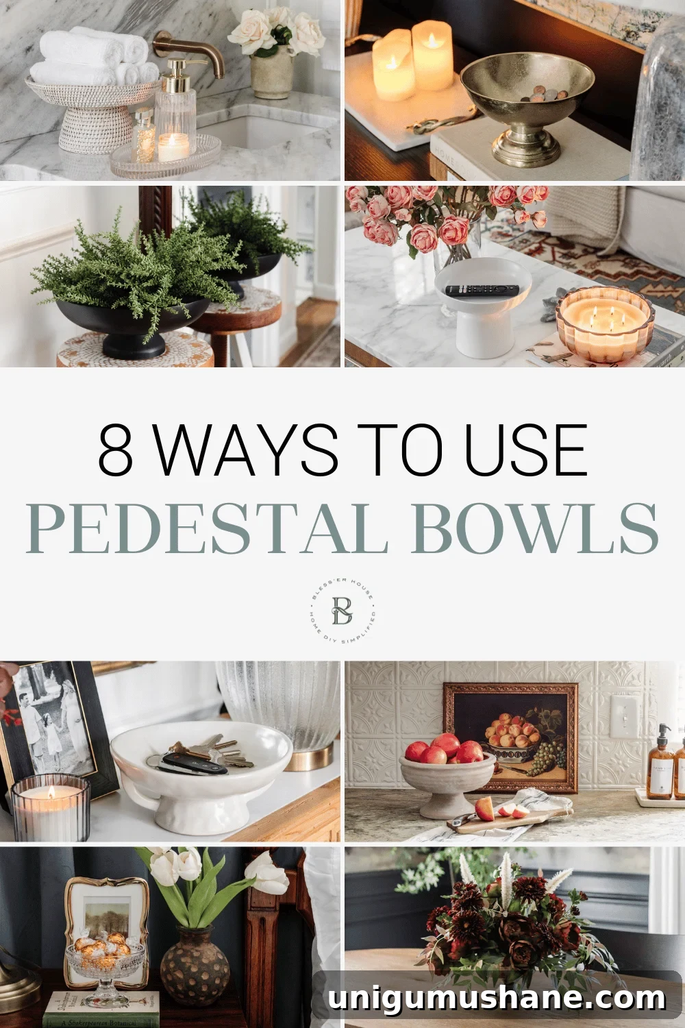 8 Reasons a Pedestal Bowl Belongs in Your Home Decor 2 8 ways to use pedestal bowls in every room