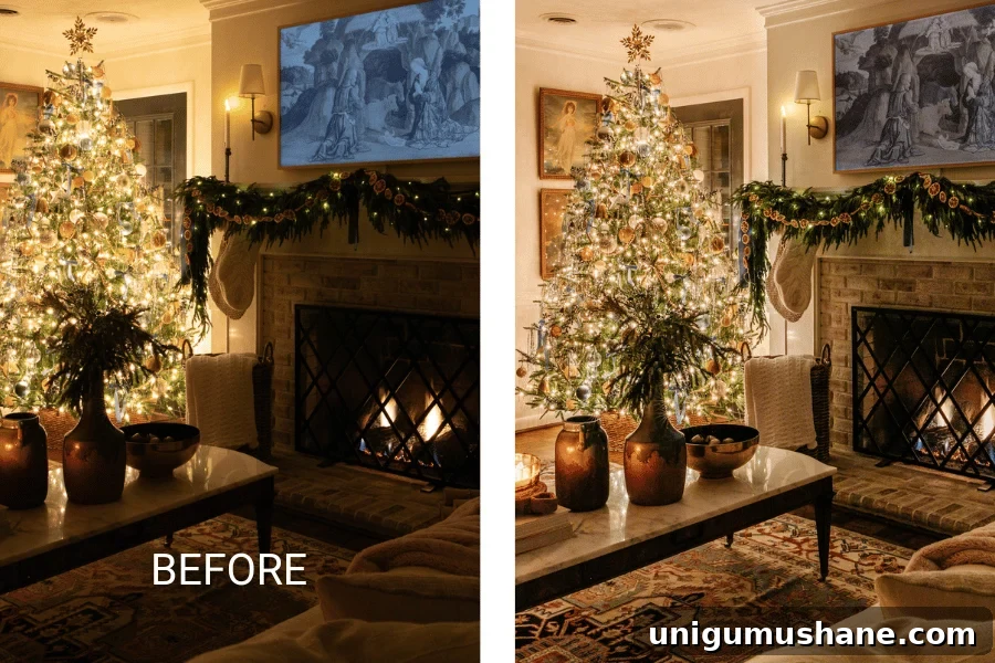 Christmas Glow Lightroom Preset for Holiday Photos 4 img 54448 3