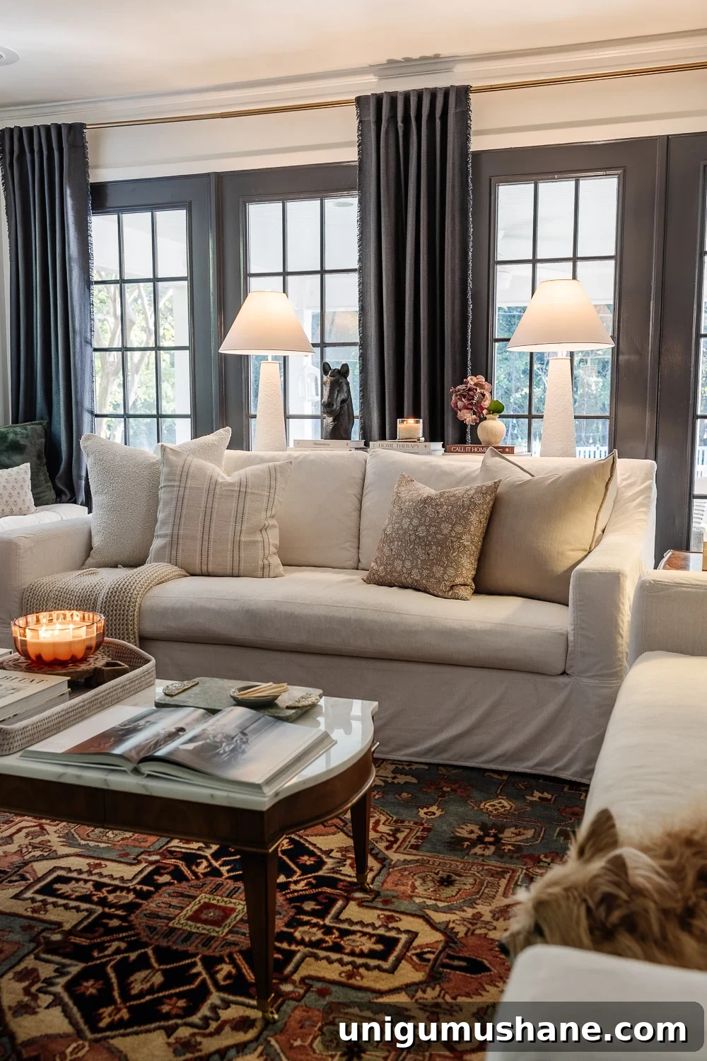 Avoid This Mistake When Placing a Sofa Table Behind Your Couch 9 the right height of console table behind a sofa