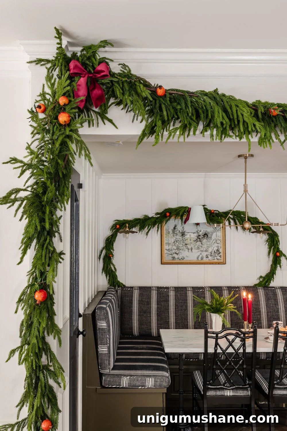 DIY Realistic Faux Garland: Upgrade Tips for a Lifelike Look 2 realistic garland around doorway