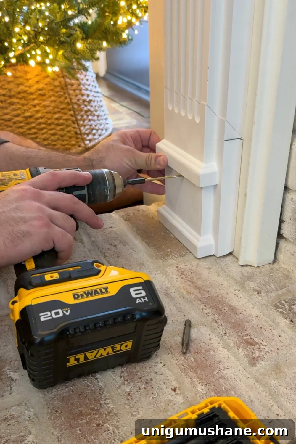 adding federal colonial style trim to fireplace