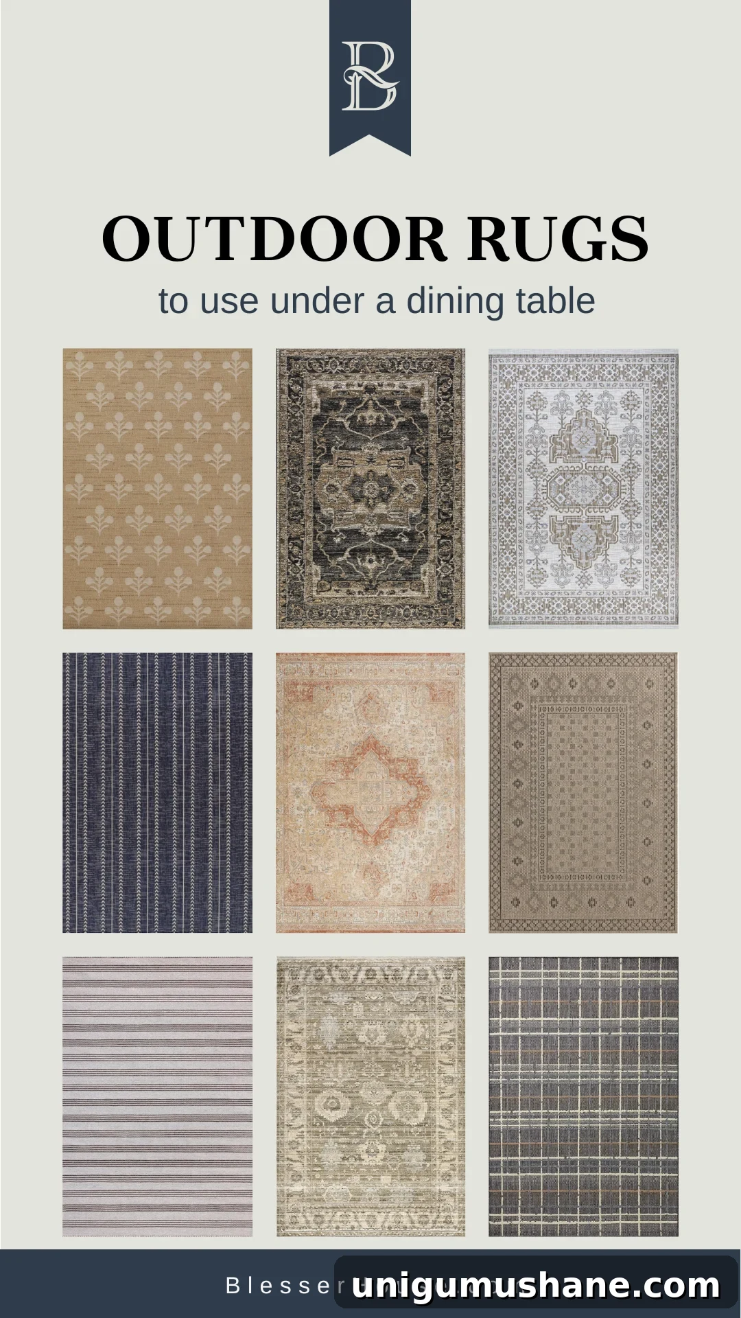 How a Rug Can Instantly Transform Your Dining Table 6 outdoor rugs to use under dining tables