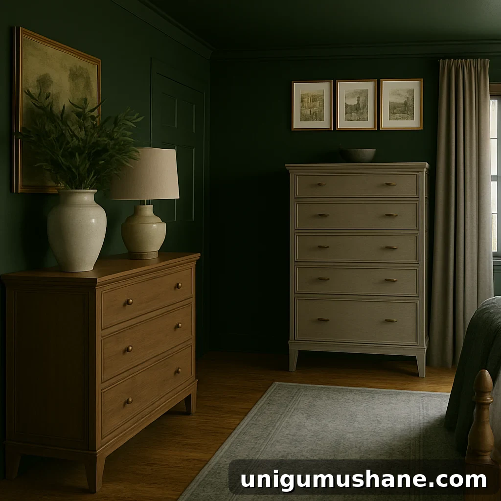 green bedroom chatgpt room rendering