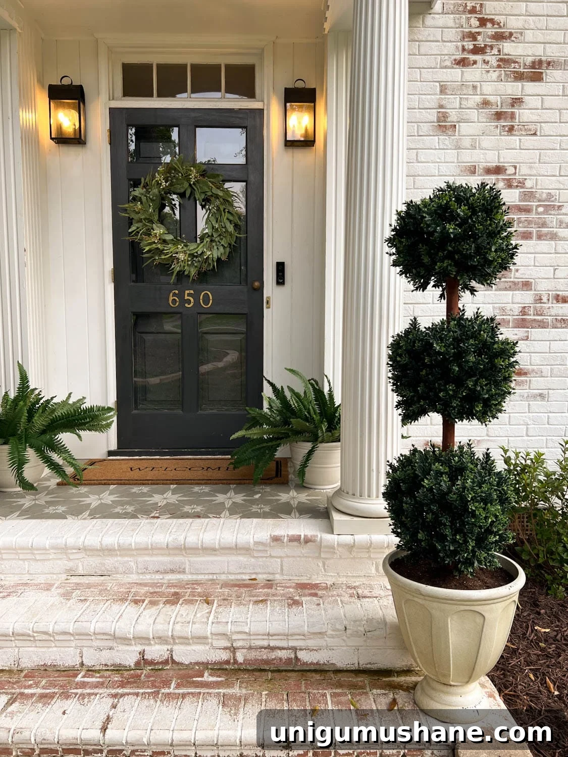 16 DIY Curb Appeal Ideas to Transform Your Front Yard 19 uv treated faux plants outdoors