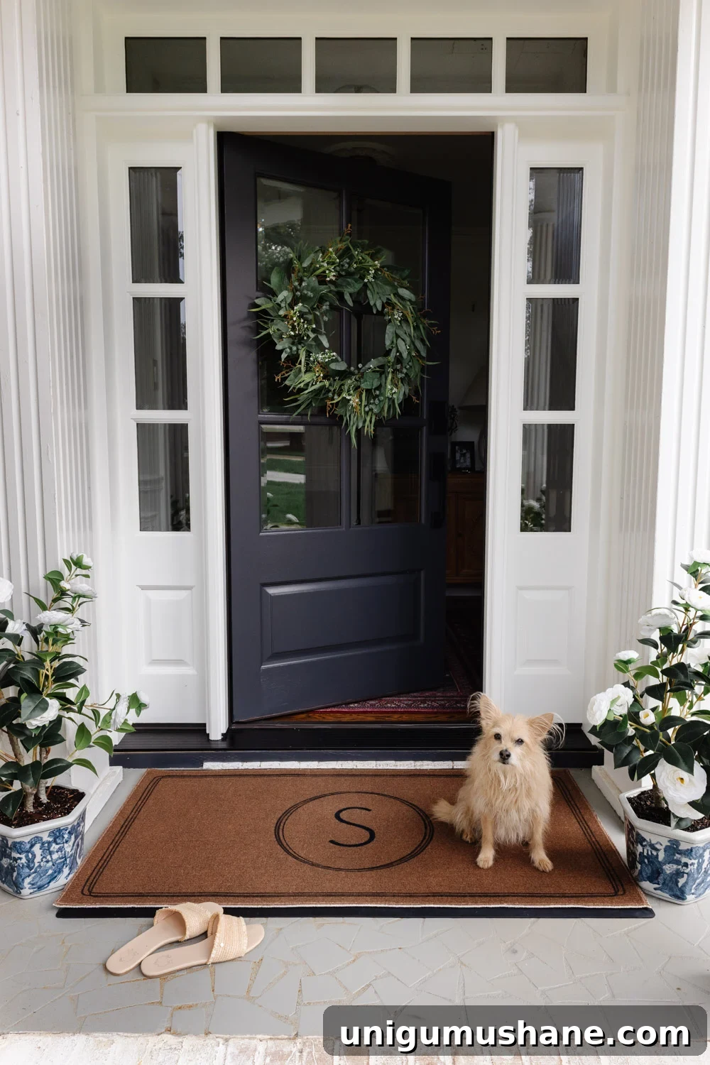 16 DIY Curb Appeal Ideas to Transform Your Front Yard 25 front door painted Behr Cracked Pepper