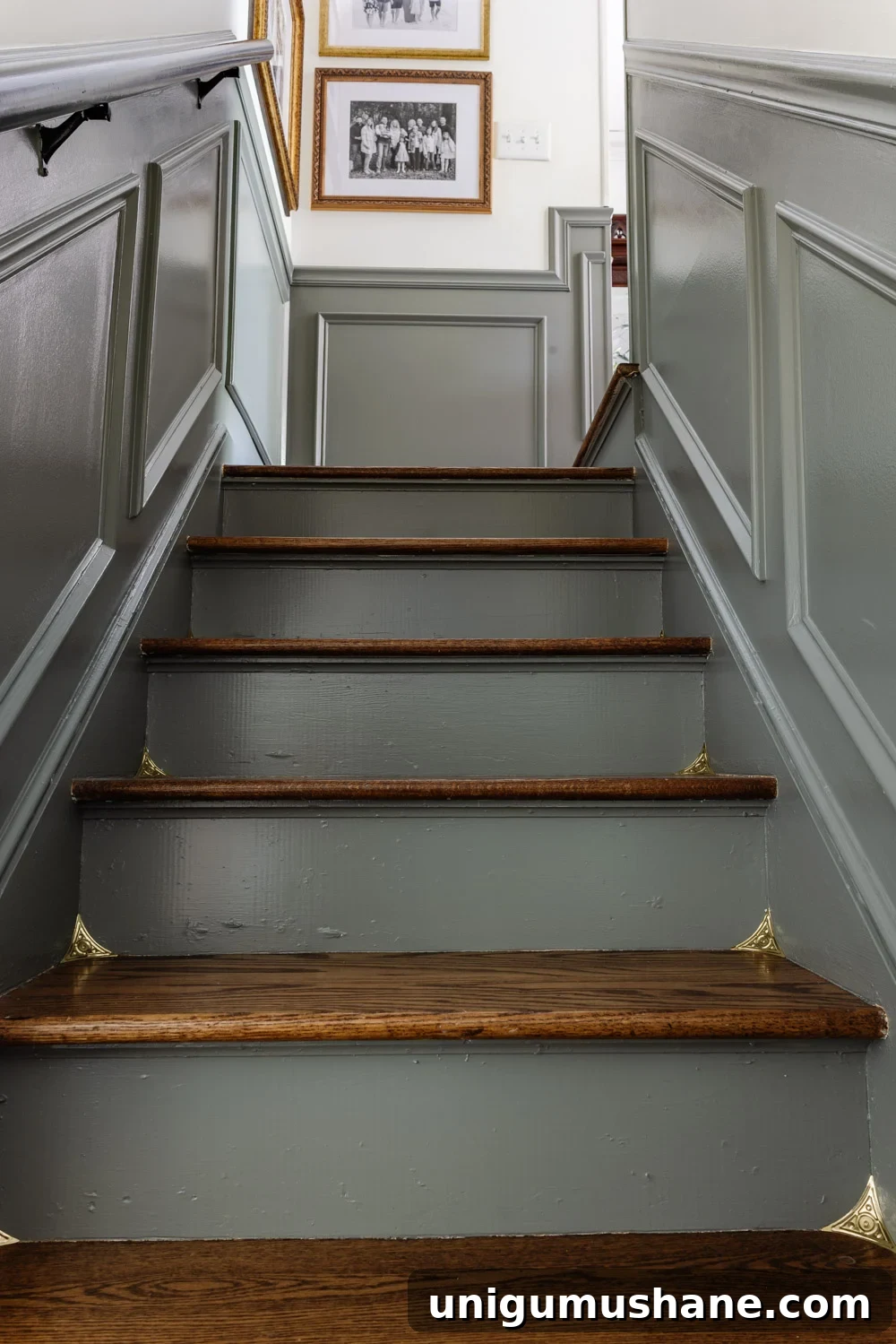 Add Dust Corners to Your Stairs for Cleaner, Safer Steps 5 Victorian brass dust corners on stairs