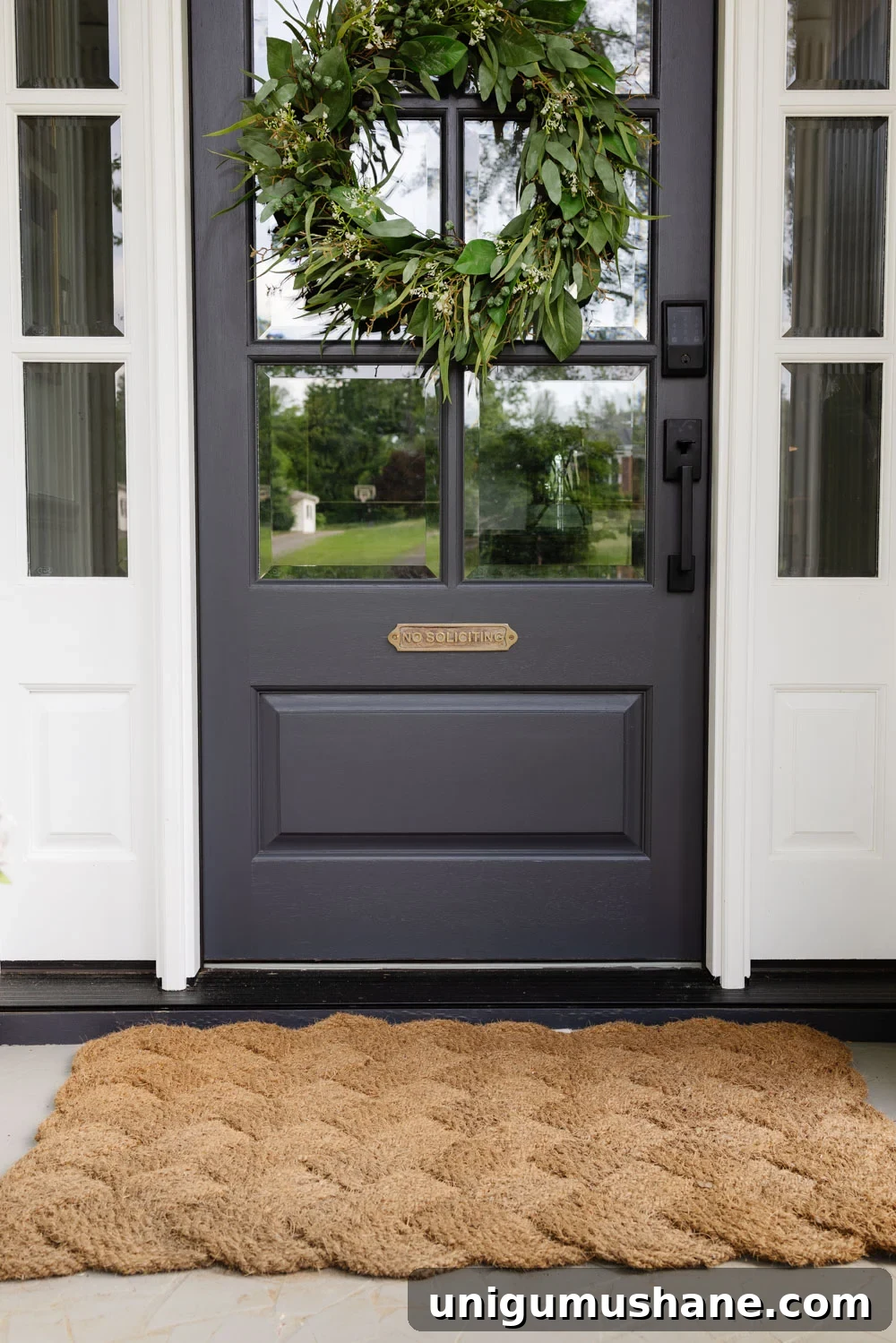 Why Brass Home Decor Is Still Timeless 3 no soliciting brass sign on door