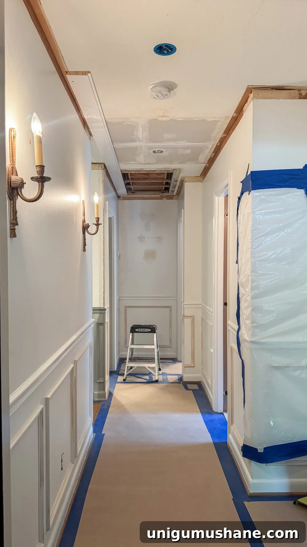 Hide Your Attic Door with a Tongue and Groove Ceiling 6 hide attic door with shiplap ceiling