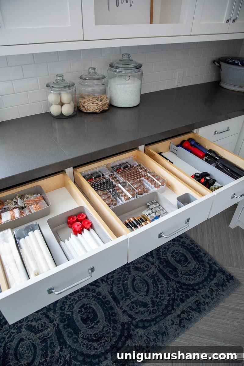 Small Space Laundry Room Ideas to Maximize Storage 13 laundry room drawers