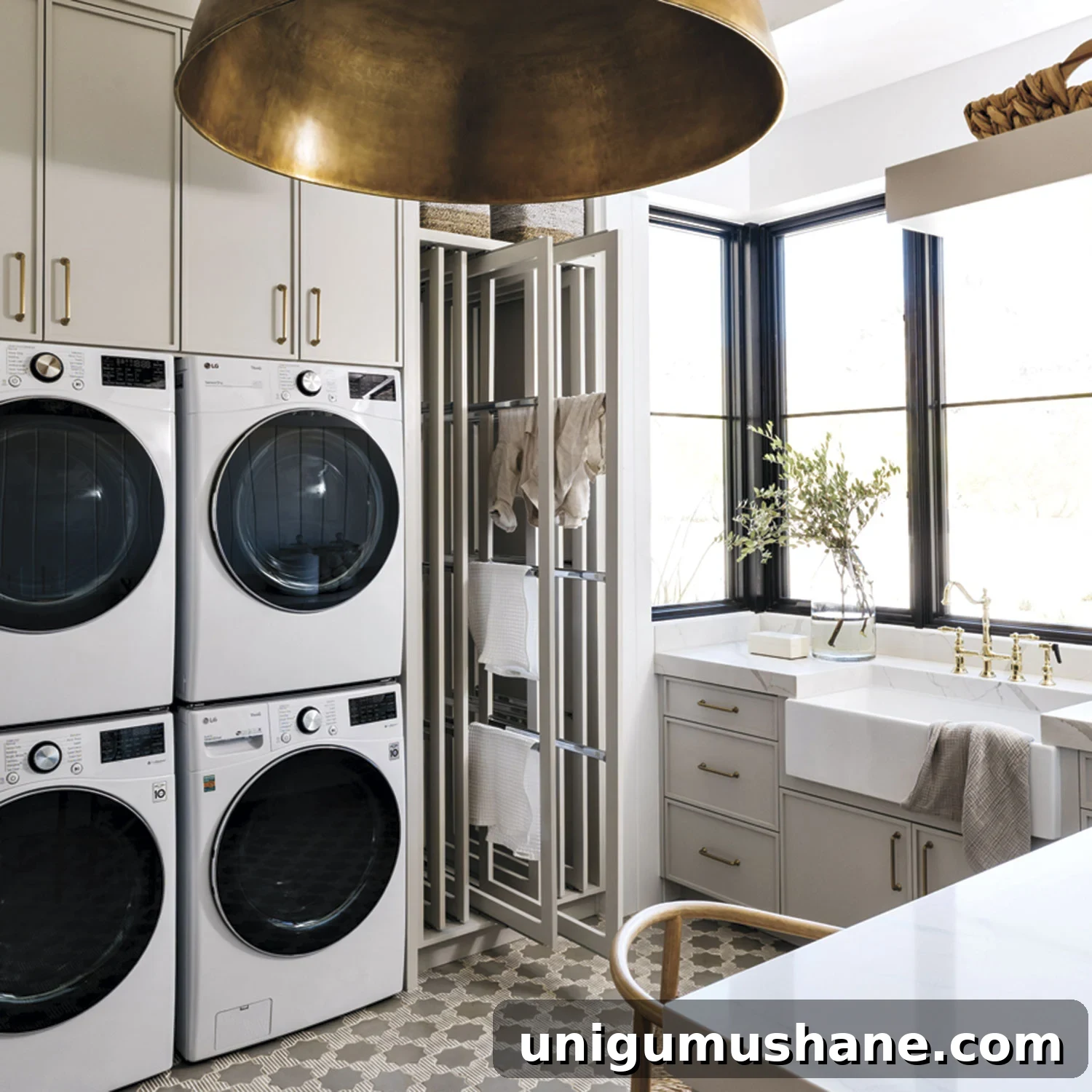 Small Space Laundry Room Ideas to Maximize Storage 21 laundry double washer dryer