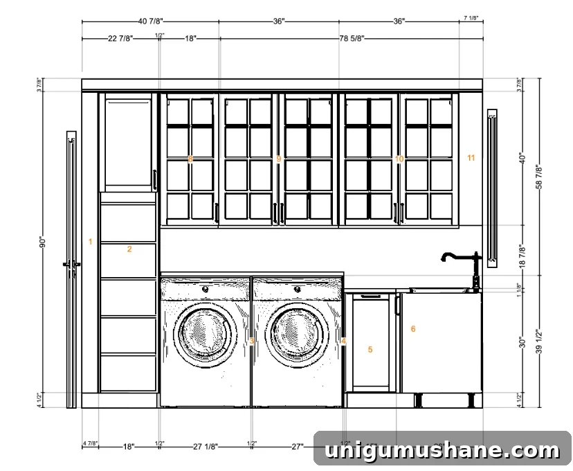 ikea laundry room cabinet layout