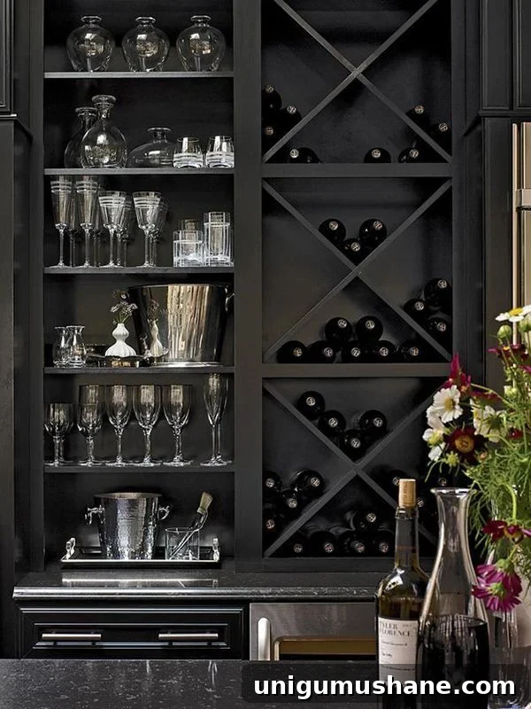 30+ Ways to Use Space Between Wall Studs for Storage 11 Wine storage between studs