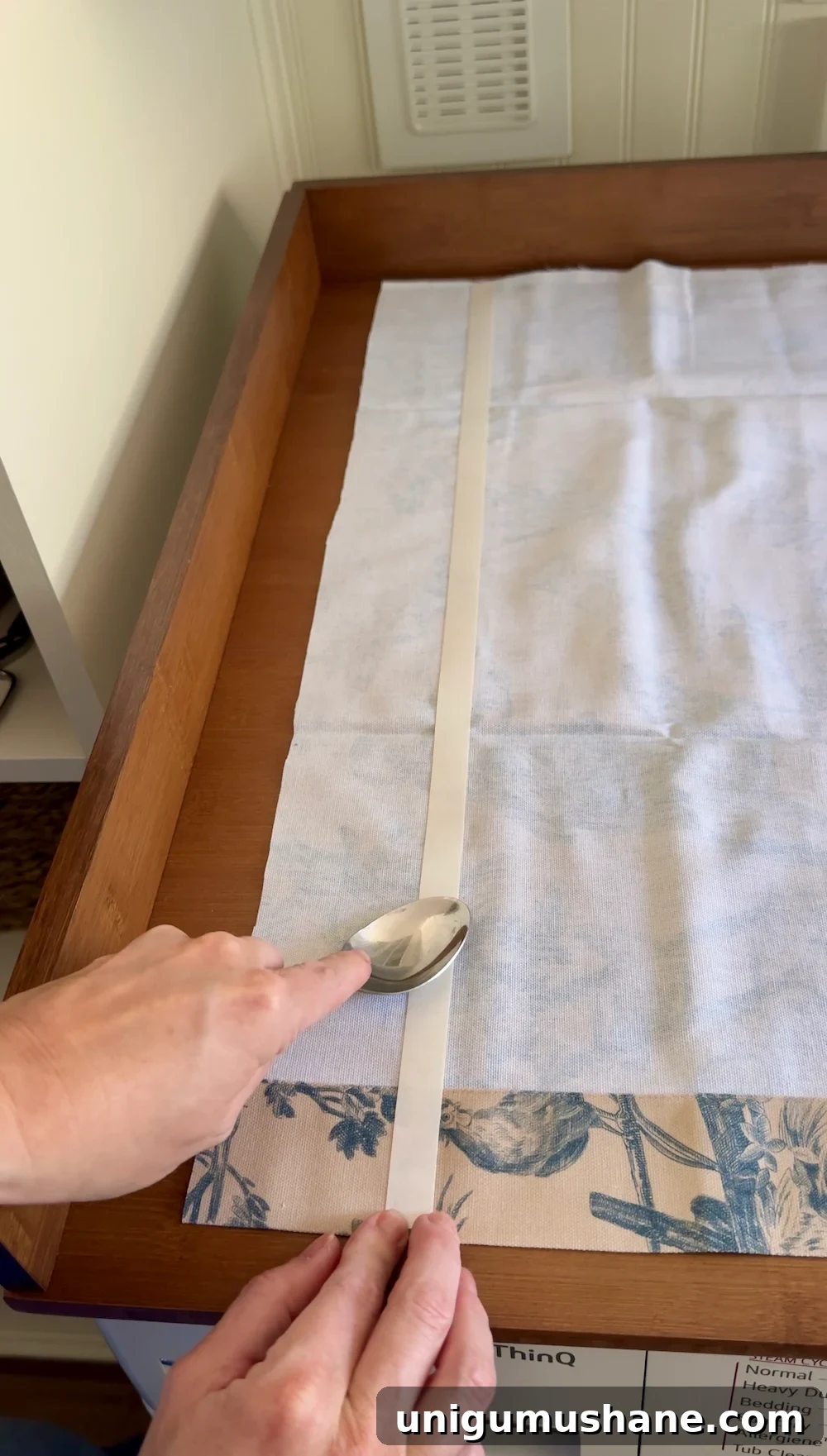 Transform Cabinets with No-Sew Fabric Doors That Hide Clutter 9 No Sew DIY Fabric Cabinet Doors That Hide Clutter in Style