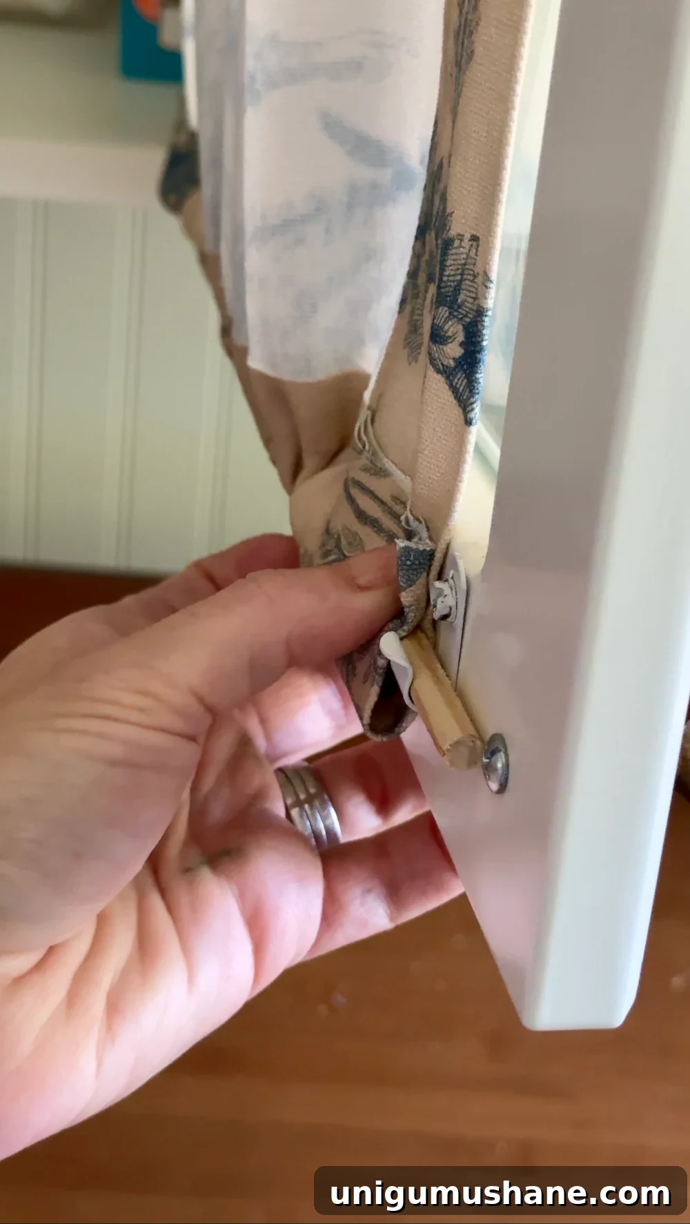 Transform Cabinets with No-Sew Fabric Doors That Hide Clutter 10 No Sew DIY Fabric Cabinet Doors That Hide Clutter in Style