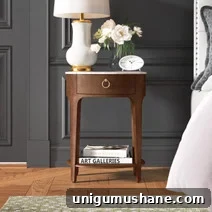 20+ Space-Saving Bedside Tables for Small Bedrooms 15 slim bedside table