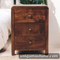 20+ Space-Saving Bedside Tables for Small Bedrooms 19 slim bedside table