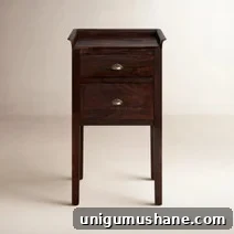 20+ Space-Saving Bedside Tables for Small Bedrooms 22 slim bedside table