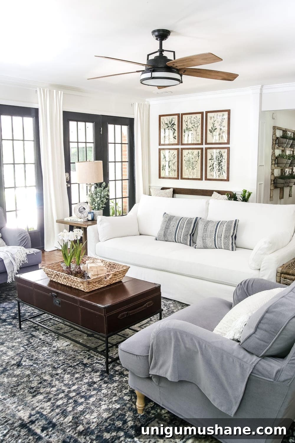 8 Years of Living Room Renovation and Design 4 modern farmhouse living room